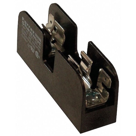 Mersen Open Fuse Block, 0 to 30A Amp Range, 600V AC/DC Volt Rating, 1 Poles, Screw 30311