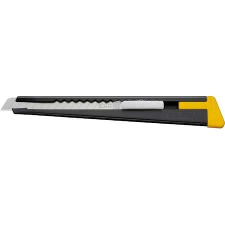 OLFA Snap-Off Utility Knife, Snap-Off, Plastic, 5 1/2 in L. 180
