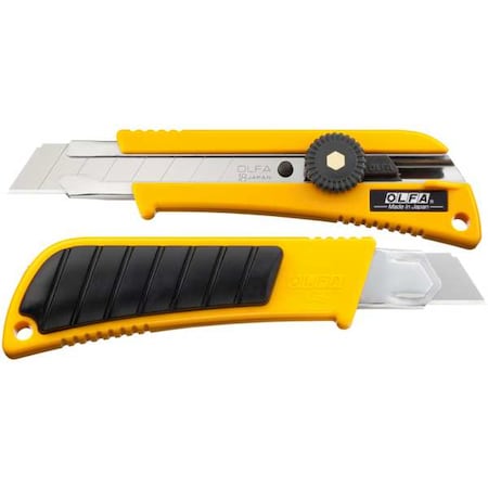 OLFA Snap-Off Utility Knife, Utility, Plastic, 6 in L. L-2