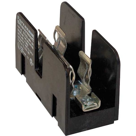 Mersen Open Fuse Block, 0 to 30A Amp Range, 600V AC/DC Volt Rating, 1 Poles, Pressure Plate 60321J