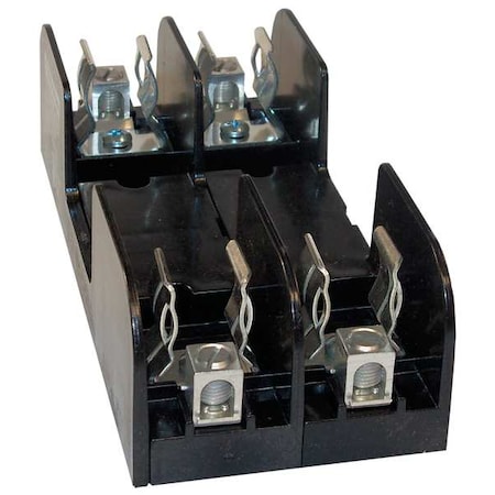 Mersen Open Fuse Block, H; K5 UL Class, 600V AC/DC Volt Rating, 2 Poles, Box Lug 60602