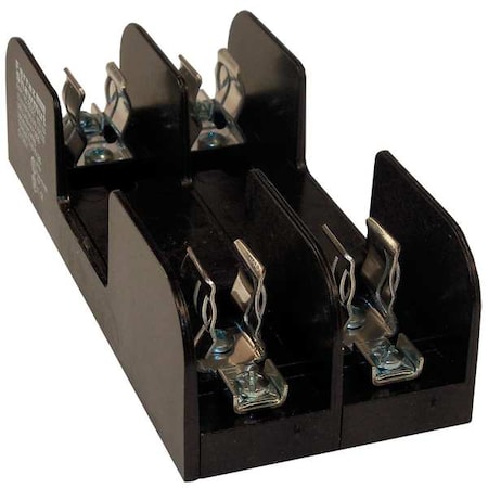 Mersen Open Fuse Block, H; K5 UL Class, 600V AC/DC Volt Rating, 2 Poles, Pressure Plate 60322