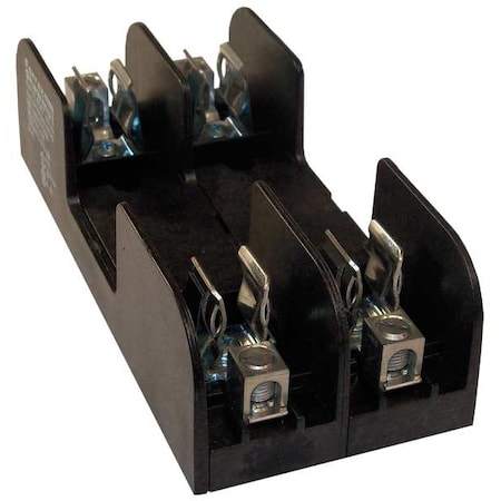 Mersen Open Fuse Block, H; K5 UL Class, 600V AC/DC Volt Rating, 2 Poles, Box Lug 60307