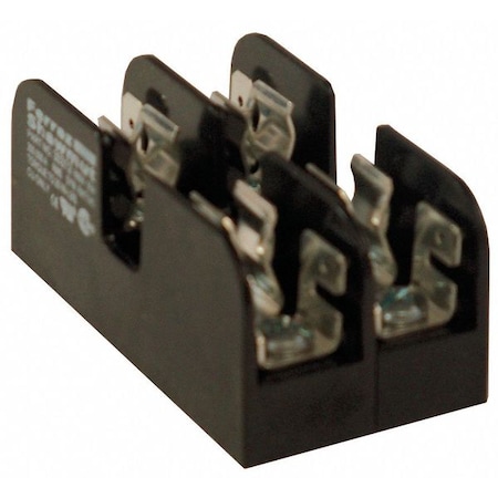 Mersen Open Fuse Block, 0 to 30A Amp Range, 600V AC/DC Volt Rating, 2 Poles, Screw 30312