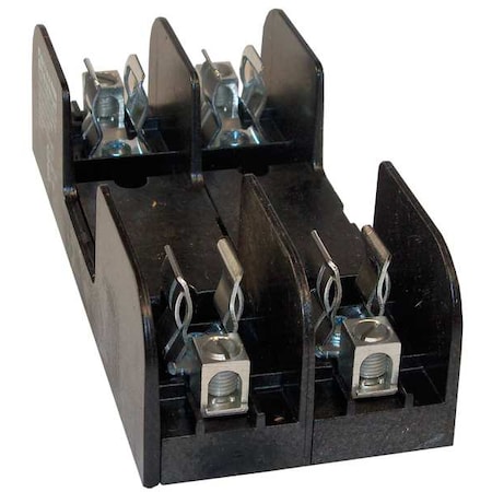 Mersen Open Fuse Block, 0 to 30A Amp Range, 600V AC/DC Volt Rating, 2 Poles, Box Lug 60302