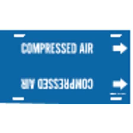 Brady Pipe Markr, Compressed Air, Bl, 6to7-7/8 In 4034-F