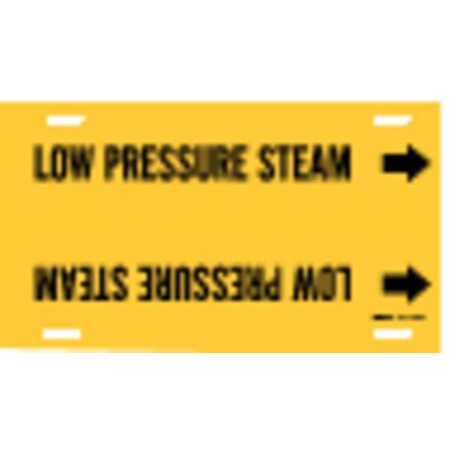 Brady Pipe Mrkr, Low Pressure Steam, 8to9-7/8 In 4092-G