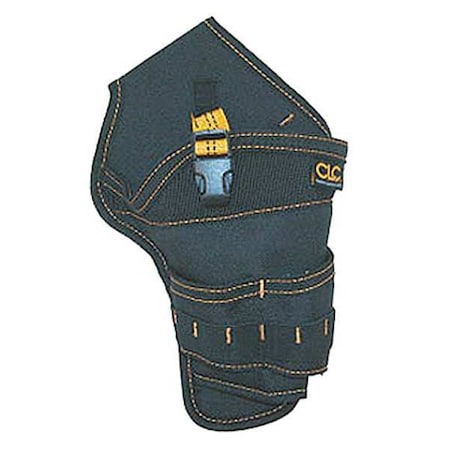 Clc Work Gear Tool Pouch, Tool Holster, Black, Polyester, 0 Pockets 5023