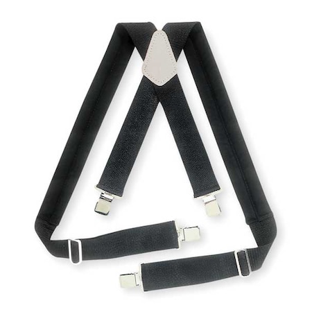 Clc Work Gear Tool Suspenders, Suspenders, Black, Elastic, Webbing 5121