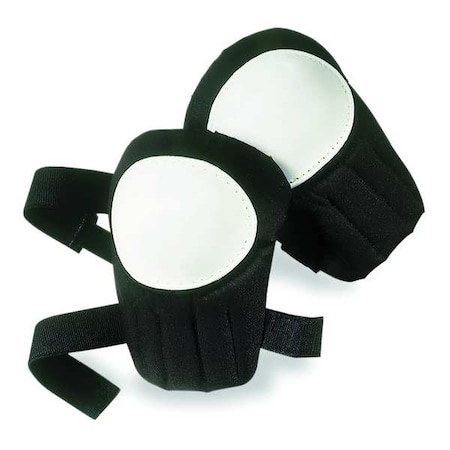 Clc Work Gear Knee Pad, Swivel, Foam Pad, Fabric Cap, hook-and-loop Closure, 2 Straps, Black, White, Universal V230