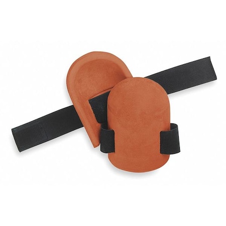 Clc Work Gear Knee Pad, Non-marring, Rubber Pad, Rubber Cap, hook-and-loop Closure, 1 Straps, Orange, Universal V310