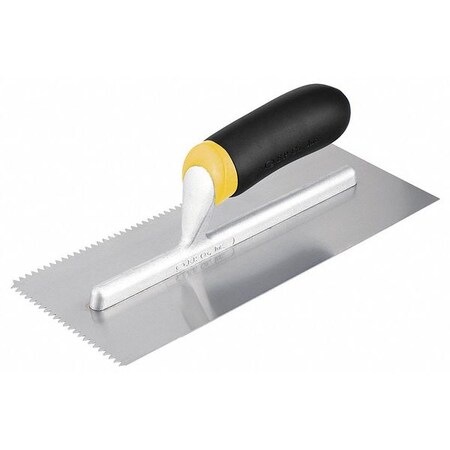 Qep Notched Trowel, 3/16 x 5/32 V Notch 49917