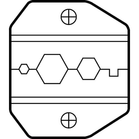 Ideal Replacement Die, For BNC (RG58, 59, 62) 30-581