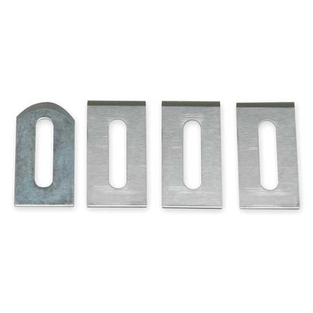 Ideal Replacement Blades for Stripper (45-164), 1 Straight Blade, 3 Rounded Blades L-9226