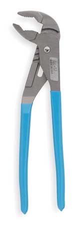CHANNELLOCK 12 1/2 in Griplock V-Jaw Tongue and Groove Plier, Serrated GL12