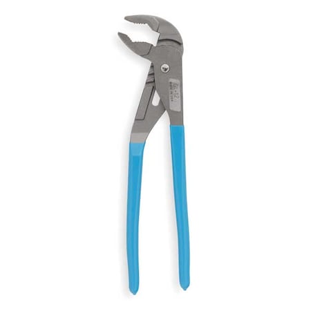 CHANNELLOCK 12 1/2 in Griplock V-Jaw Tongue and Groove Plier, Serrated GL12