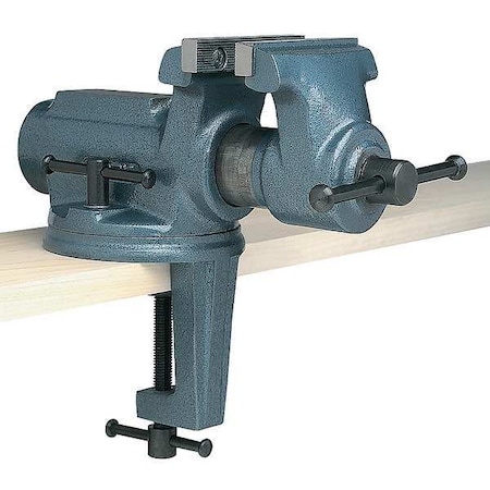 Wilton 2-1/2" Light Duty Portable Vise with Clamp On Swivel Base CBV-65