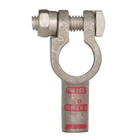 Quickcable Straight Battery Terminal, 1 ga., Pink 4001-525-001U