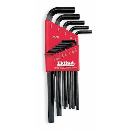 Eklind 22 Piece Metric/SAE L-Shape Hex Key Set, 11222 11222