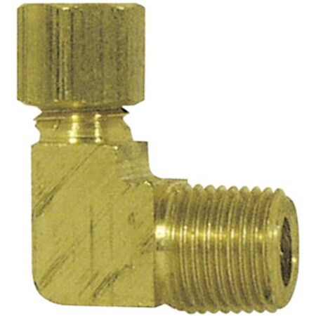 Zoro Select Fitting, Elbow, 1/8Inx5/16-24, PK5 5LNJ3
