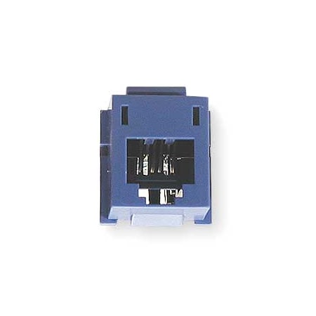 Hubbell Premise Wiring Hubbell Xcelerator HXJUGY Cat.4 Jack - 1 Pack - 1 x RJ-25 Network Female - Gray HXJUGY