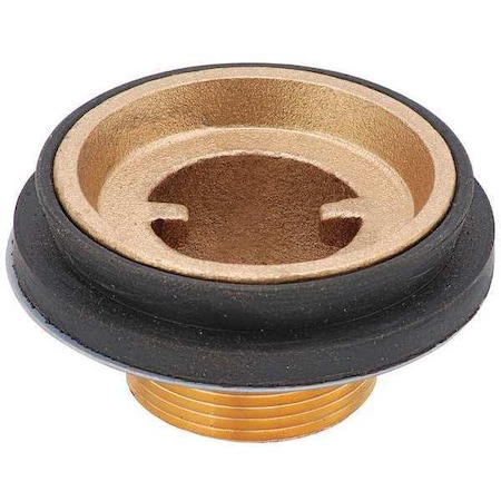 Zoro Select Toilet Spud, 2 x 1 1/4, Brass/Rubber SP-225