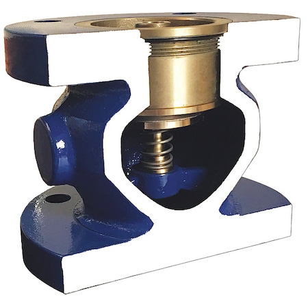 Val-Matic 2-1/2" Flanged Cast Iron Silent Check Valve 1825A-DSY