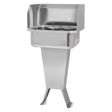 Sani-Lav Hand Sink, 19"x18"x41.5", Silver 5038