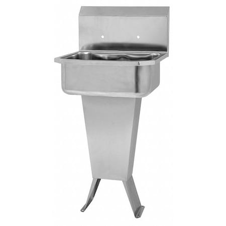 Sani-Lav Hand Sink, 19"x18"x41.5", Silver 5018