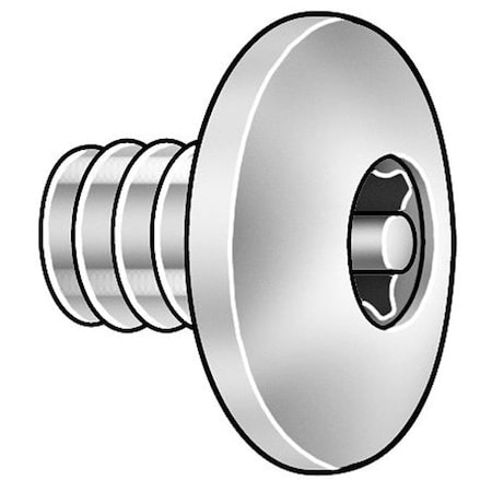 Zoro Select Binding Screw, #10-24 Thd Sz, 18-8 Stainless Steel Z4582SS