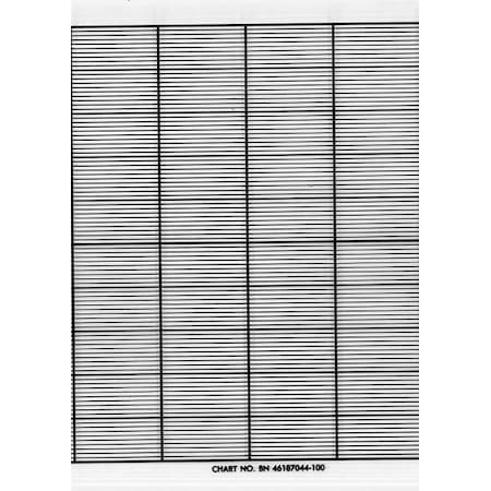 Honeywell Strip Chart, Roll, Range None, Length 66 Ft BN  46187044-100