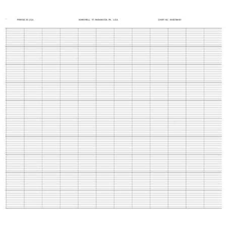 Honeywell Strip Chart, Roll, Range None, Length 115Ft BN  46182708-001