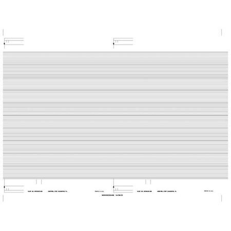 Honeywell Strip Chart, Roll, Range None, Length 83 Ft BN  30752499-002