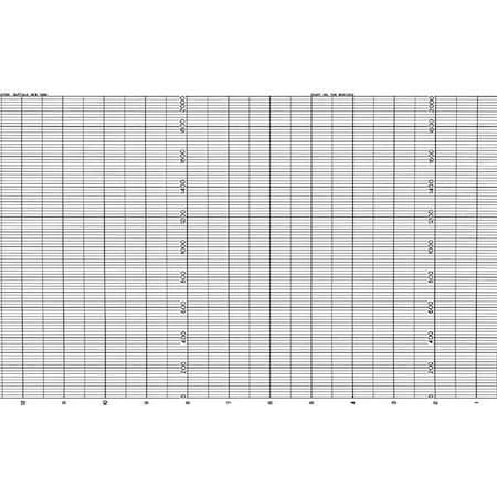 Graphic Controls Chart, Fanfold, Range 0 to 2000, 66 Ft, Pk2 YOK B957AEQ