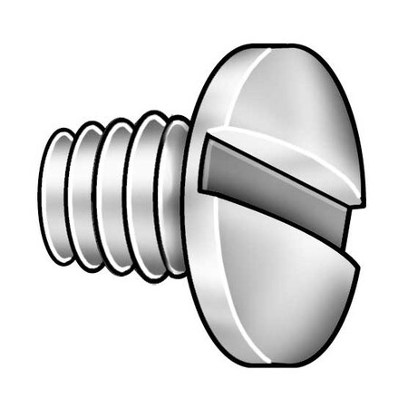 Zoro Select Binding Screw, Plastic, 100 PK Z4683