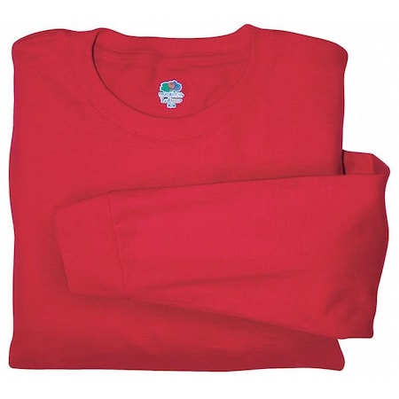 Gildan Men's T-shirt, Cotton, 0 Pocket(s), Red, L 2400