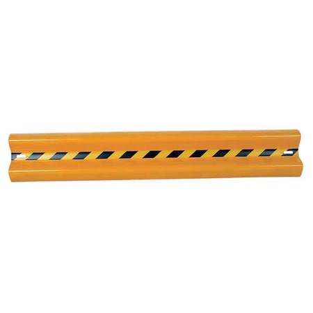 Zoro Select Guard Rail, 6 ft. L, 12 In. H GR-H2R-BO-6-YL