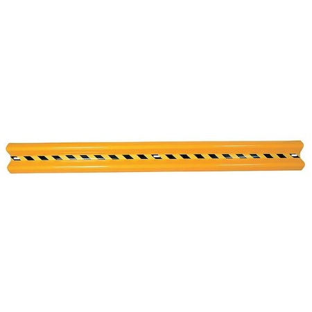 Zoro Select Guard Rail, 10 ft. L, 12 In. H GR-H2R-BO-10-YL