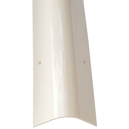 Zoro Select Corner Guard, White, 3"W X 48"H PVC-48R-WH