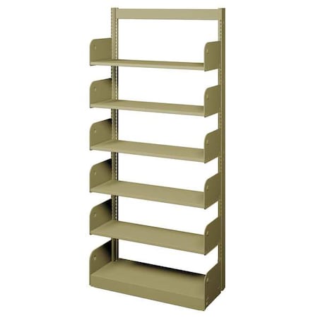 Estey Flat Shelf, Single Face, 6 Shelves WF71100