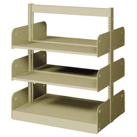 Estey Flat Shelf, Double Face, 6 Shelves WF42100