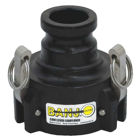 Banjo 3" Female Coupler x 2" Male Adapter Reducing Coupling 303B200A