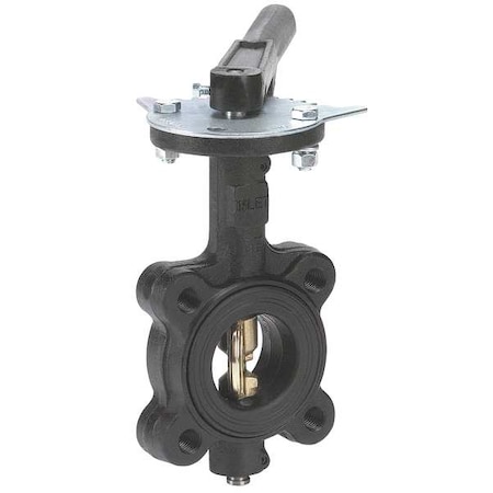 Milwaukee Valve Butterfly Valve, Lug Style, Pipe Size 3 In ML-233E 3