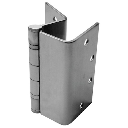 Best Butt Hinge, Steel, Full Mortise Mounting, 6 in Leaf W x 4 1/2 in Leaf H, Satin Chrome FBB248 4 5 SWG-CLR DOOR HINGE 26D  STL