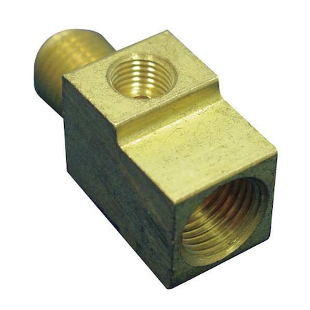 Weatherhead Tee, Brass, Inverted Flare 3/16" 7933