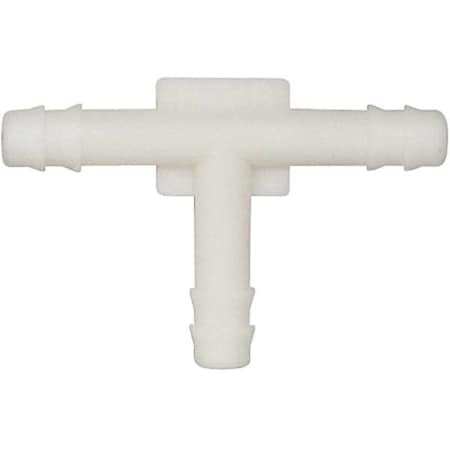 Zoro Select Tee, Nylon, Barbed3/16", 3/16", 3/16", PK25 5MTY9