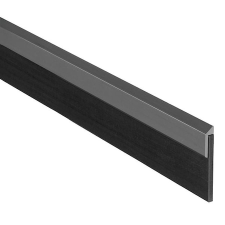 National Guard Weatherstrip, 8 ft, Black 114NDKB-96