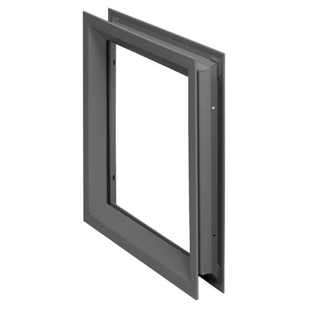 NATIONAL GUARD Window Frame Kit, Steel, 27 x 6 In. L-FRA100-6x27