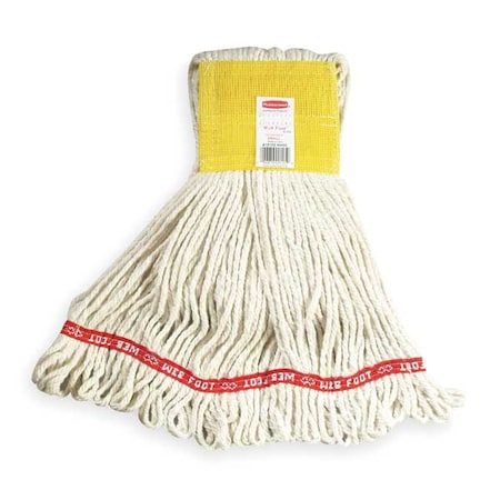 Rubbermaid 5 in Wet Mop, 16 oz Dry Wt FGA15106WH00