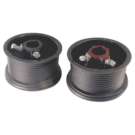 American Garage Door Supply Commercial Drum, 4 In Coated, Keyed, PK2 400-12SC